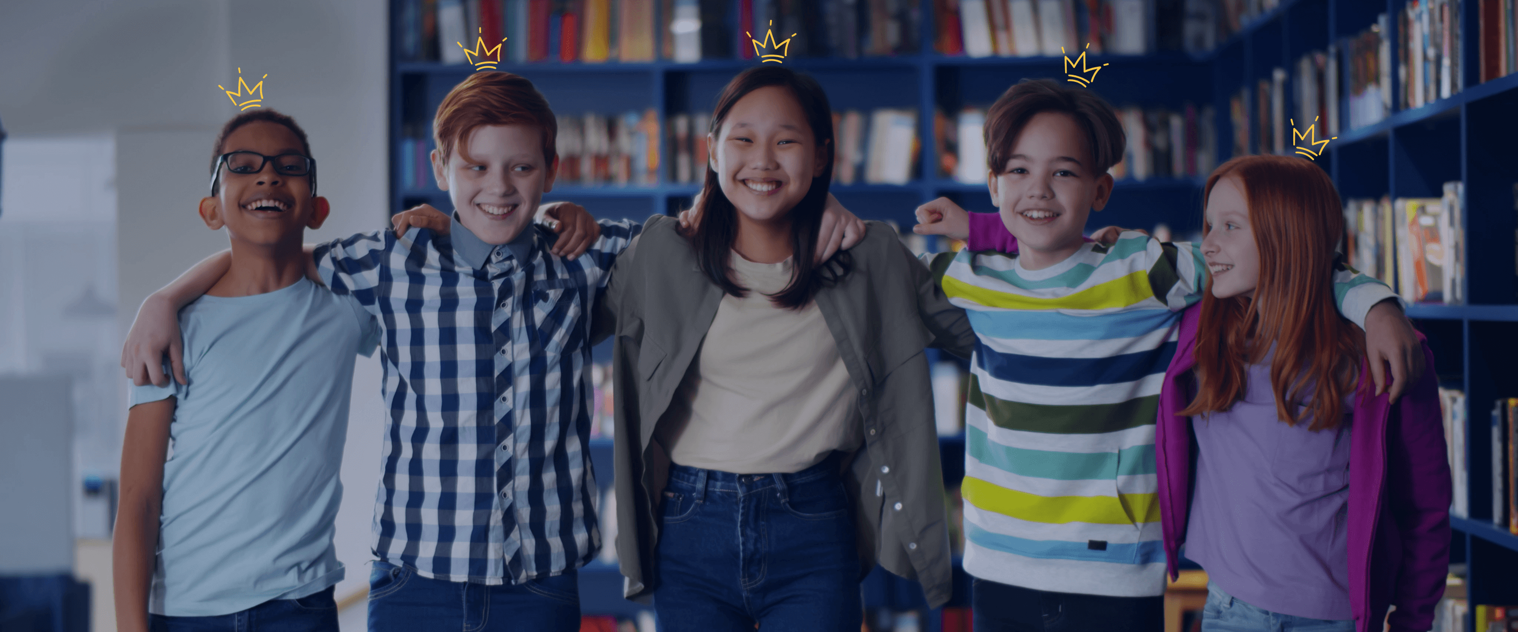 Students learning together